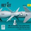 RESKIT RS32-0575 GBU-10 Paveway I laser guided bombs with BSU-37/B fin and BSU-3A/B wing (slow speed) (2 pcs) (3D Printed) 1/32